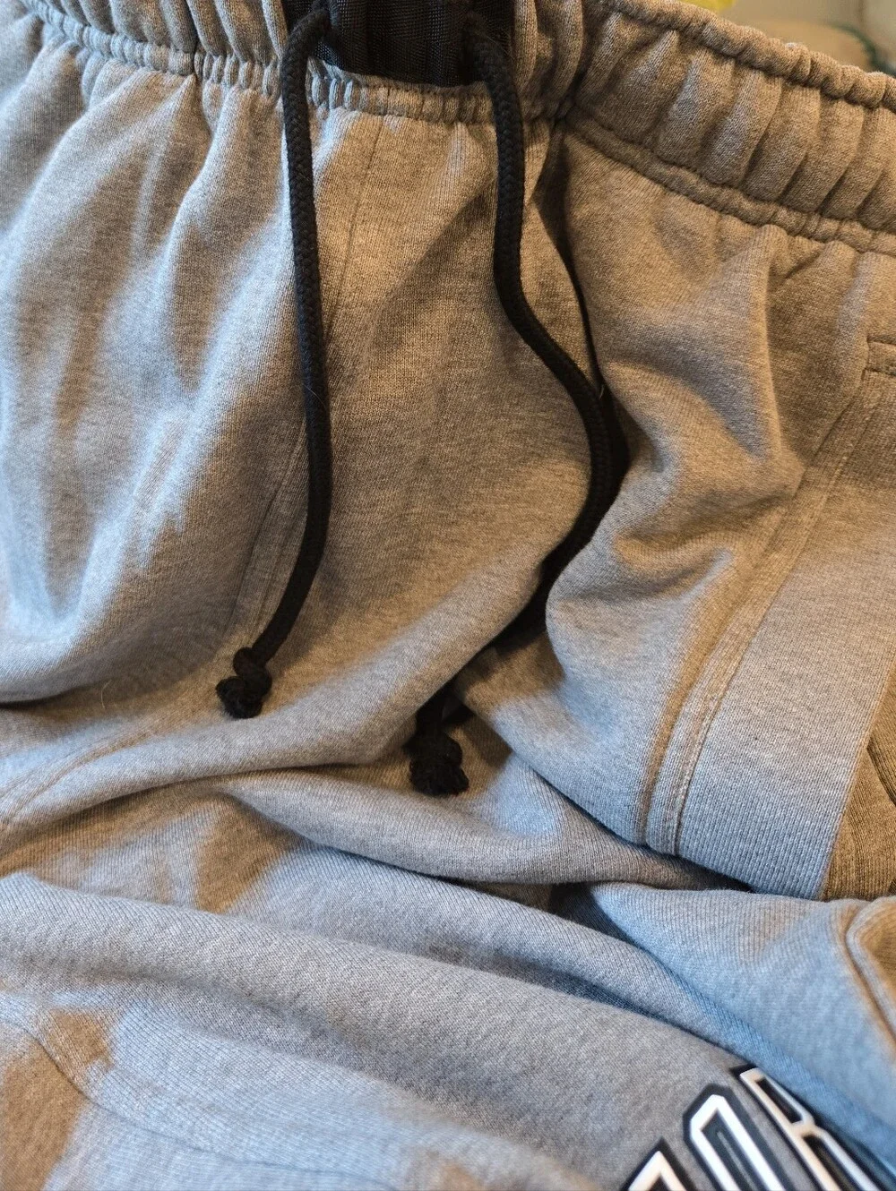 Nike Air Jordan Brooklyn Fleece Light Grey Sweatpants Heavy Men's Sz Medium NWT